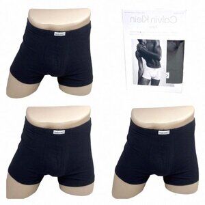 Calvin Klein Pure Cotton Stretch 3-Pack Trunk NB3262001 Underwear Men's Black